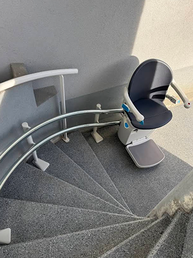 monte escalier exterieur